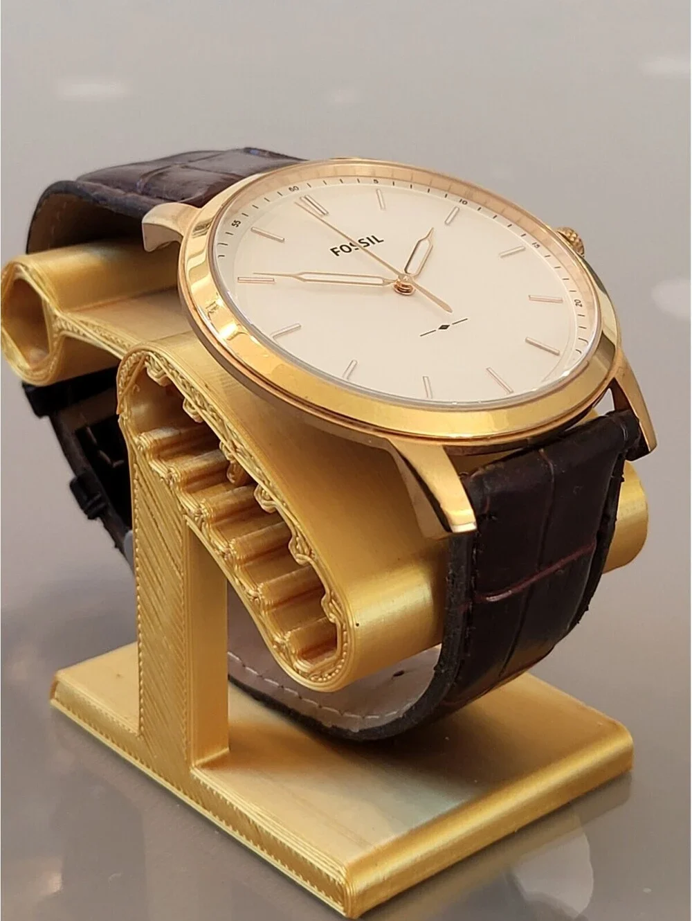 The Minimalist by Fossil 44mm Luxury Men's Watch StainlessSteel Cream Dial LNWOT